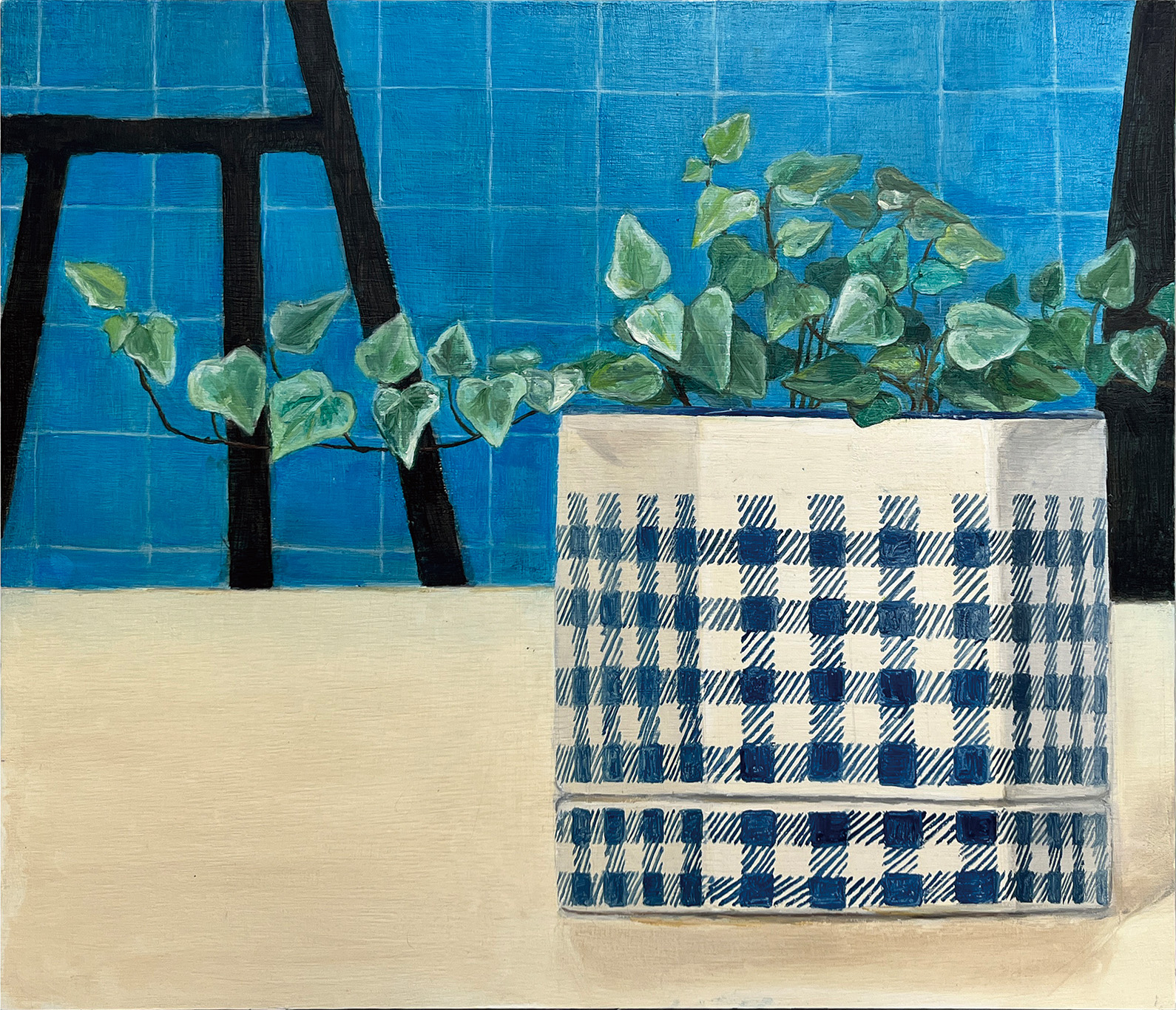 『窓と植物』2024-07